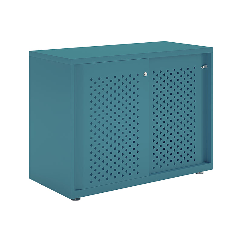 Bisley Glide With Perforated Doors - 1000mm Wide (1 Shelf)