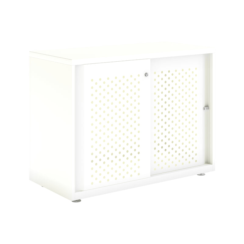 Bisley Glide With Perforated Doors - 1000mm Wide (1 Shelf)