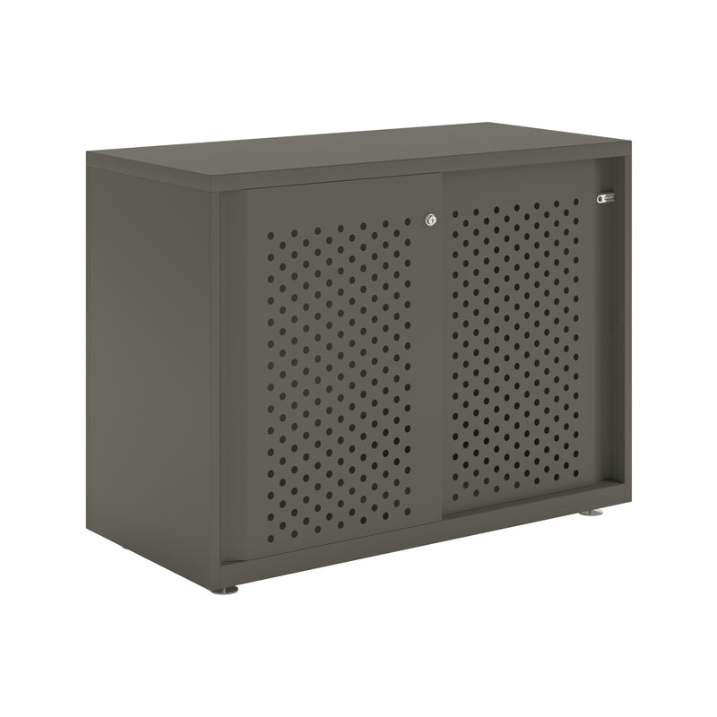 Bisley Glide With Perforated Doors - 1000mm Wide (1 Shelf)