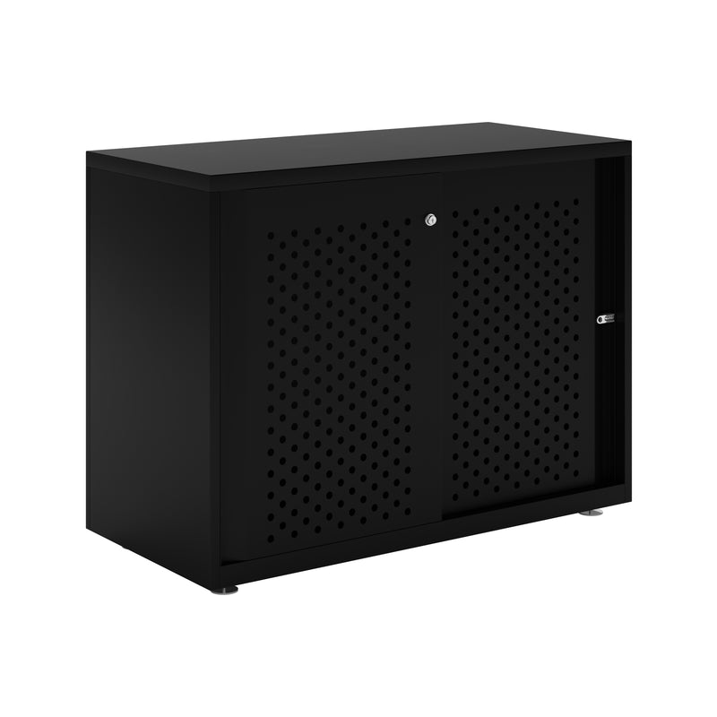 Bisley Glide With Perforated Doors - 1000mm Wide (1 Shelf)