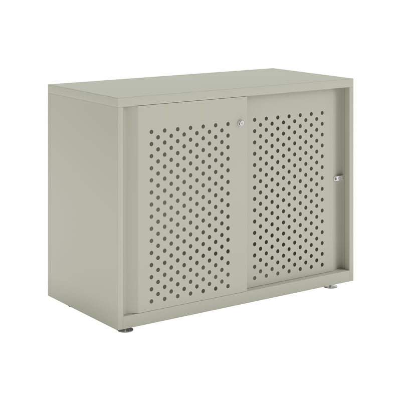 Bisley Glide With Perforated Doors - 1000mm Wide (1 Shelf)