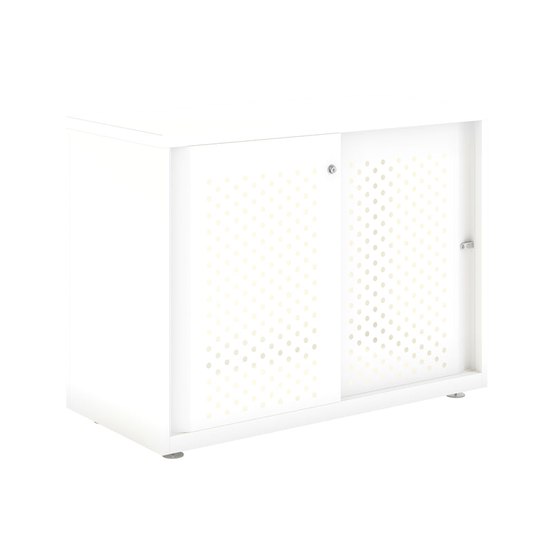 Bisley Glide With Perforated Doors - 1000mm Wide (1 Shelf)