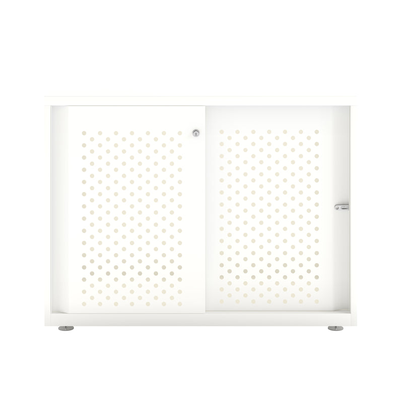 Bisley Glide With Perforated Doors - 1000mm Wide (1 Shelf)