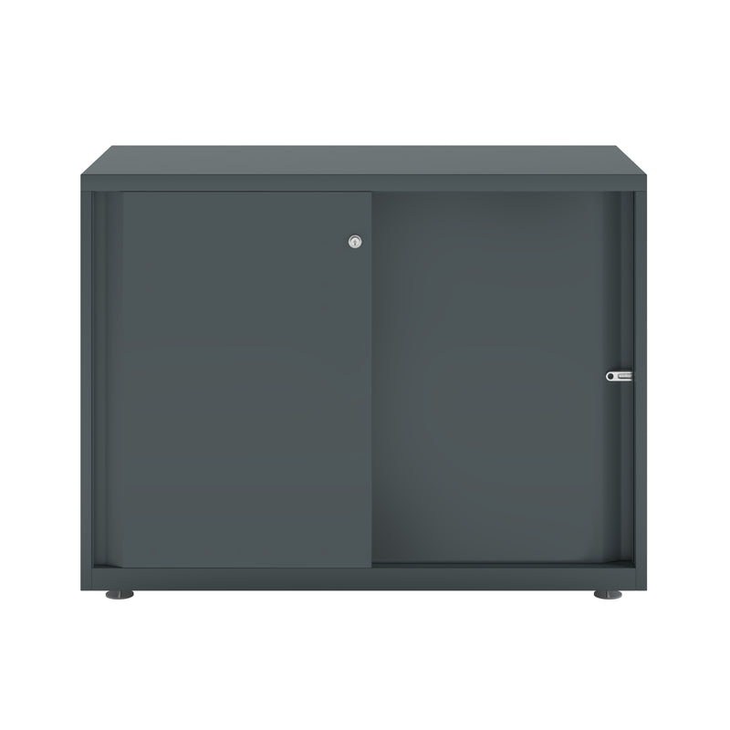 Bisley Glide With Plain Doors - 1000mm Wide (1 Shelf)