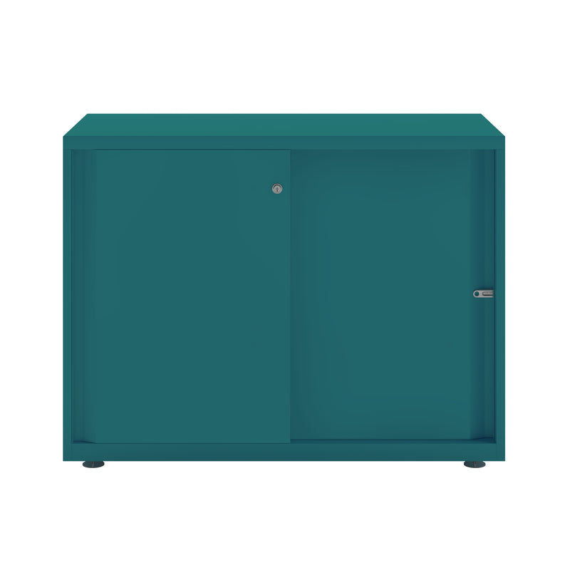 Bisley Glide With Plain Doors - 1000mm Wide (1 Shelf)