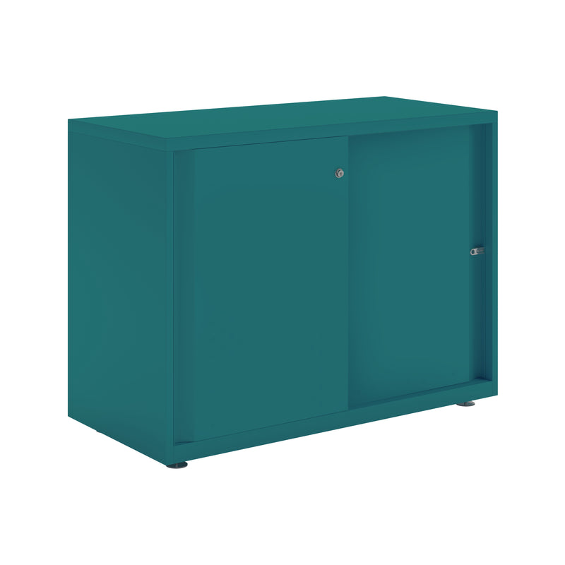 Bisley Glide With Plain Doors - 1000mm Wide (1 Shelf)