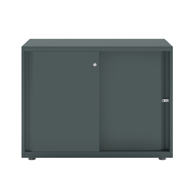 Bisley Glide With Plain Doors - 1000mm Wide (1 Shelf)