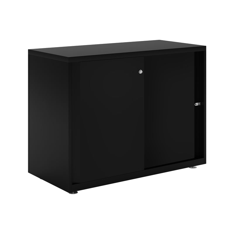 Bisley Glide With Plain Doors - 1000mm Wide (1 Shelf)