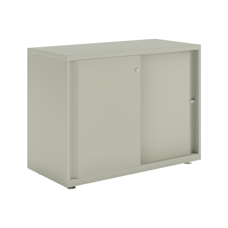 Bisley Glide With Plain Doors - 1000mm Wide (1 Shelf)