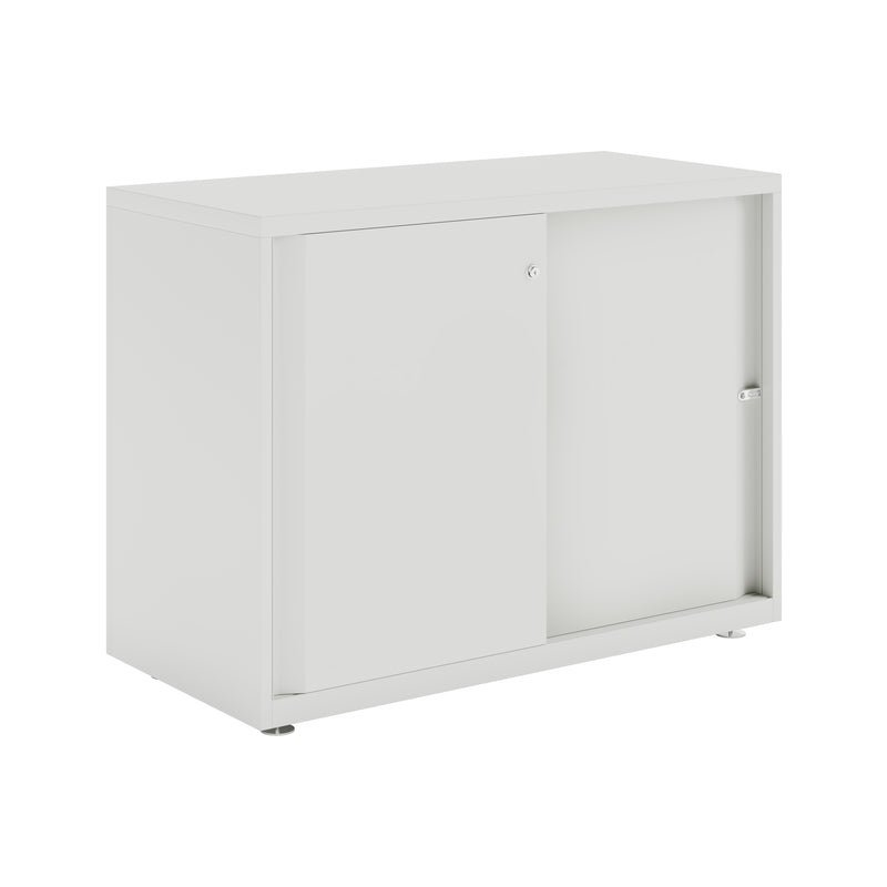 Bisley Glide With Plain Doors - 1000mm Wide (1 Shelf)