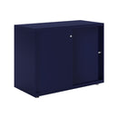Bisley Glide With Plain Doors - 1000mm Wide (1 Shelf) - NWOF