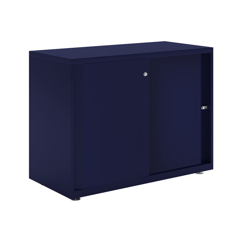 Bisley Glide With Plain Doors - 1000mm Wide (1 Shelf)