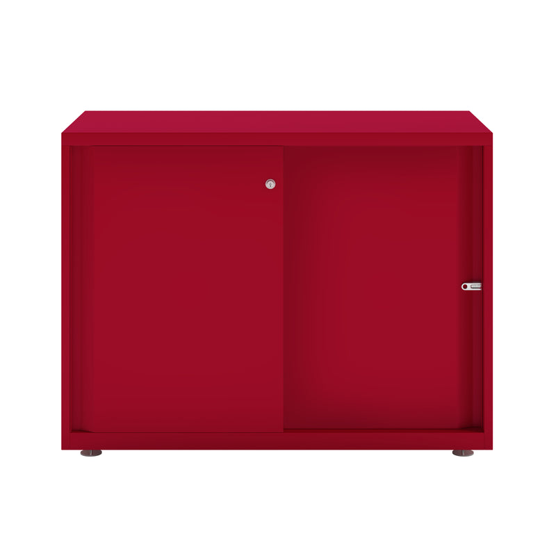 Bisley Glide With Plain Doors - 1000mm Wide (1 Shelf)