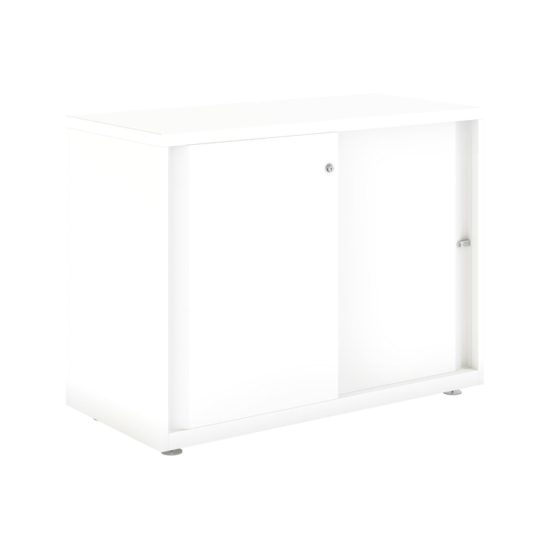 Bisley Glide With Plain Doors - 1000mm Wide (1 Shelf)