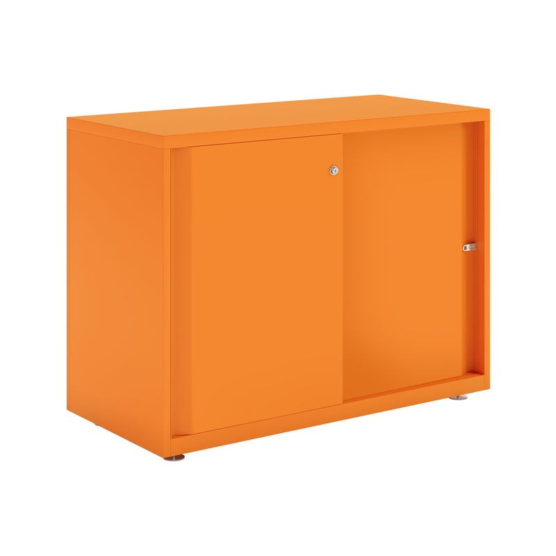 Bisley Glide With Plain Doors - 1000mm Wide (1 Shelf)