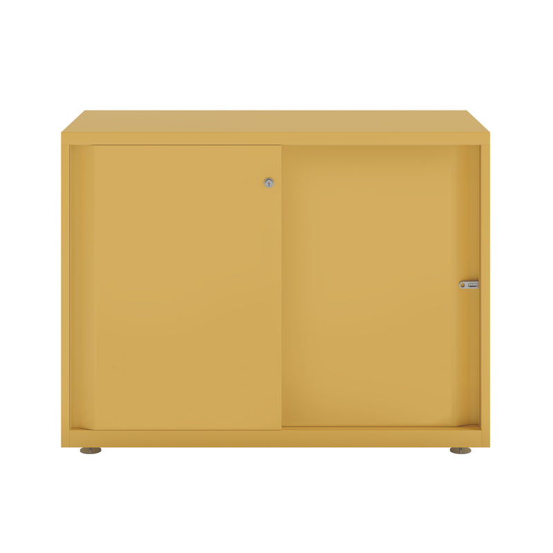 Bisley Glide With Plain Doors - 1000mm Wide (1 Shelf)