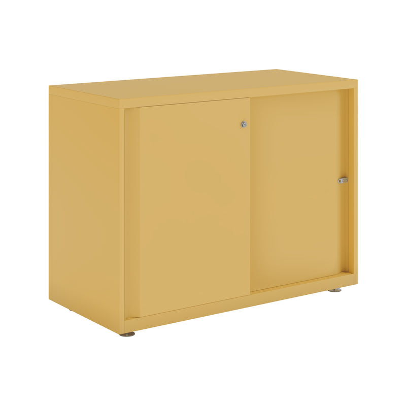 Bisley Glide With Plain Doors - 1000mm Wide (1 Shelf)