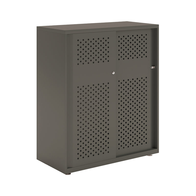 Bisley Glide With Perforated Doors - 1000mm Wide (2 Shelves)