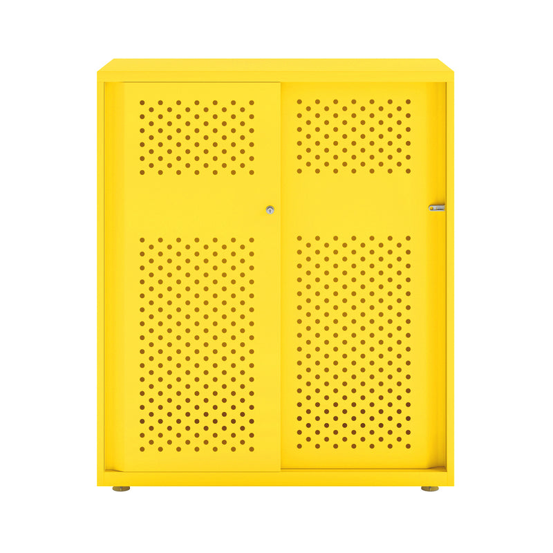 Bisley Glide With Perforated Doors - 1000mm Wide (2 Shelves)