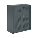 Bisley Glide With Perforated Doors - 1000mm Wide (2 Shelves) - NWOF
