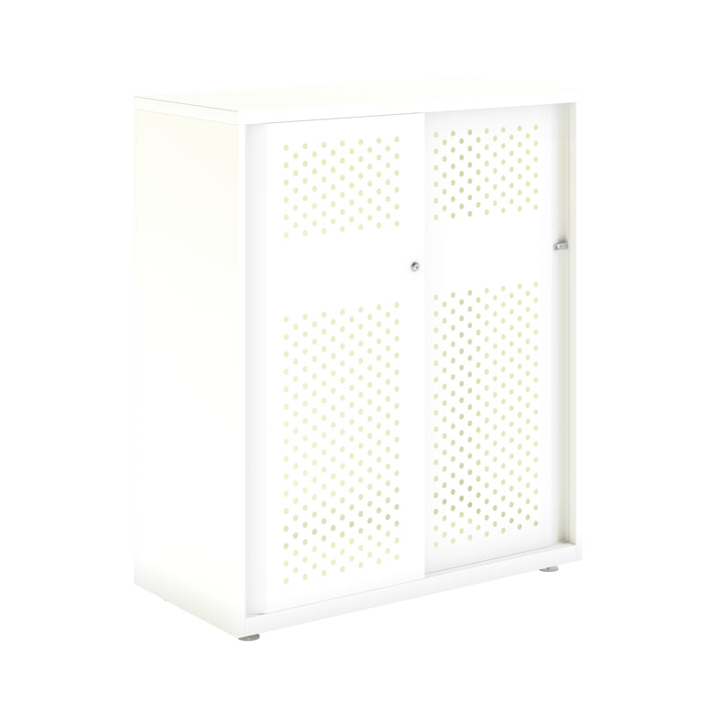 Bisley Glide With Perforated Doors - 1000mm Wide (2 Shelves)