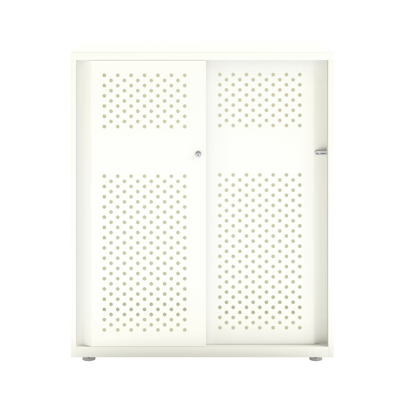 Bisley Glide With Perforated Doors - 1000mm Wide (2 Shelves)