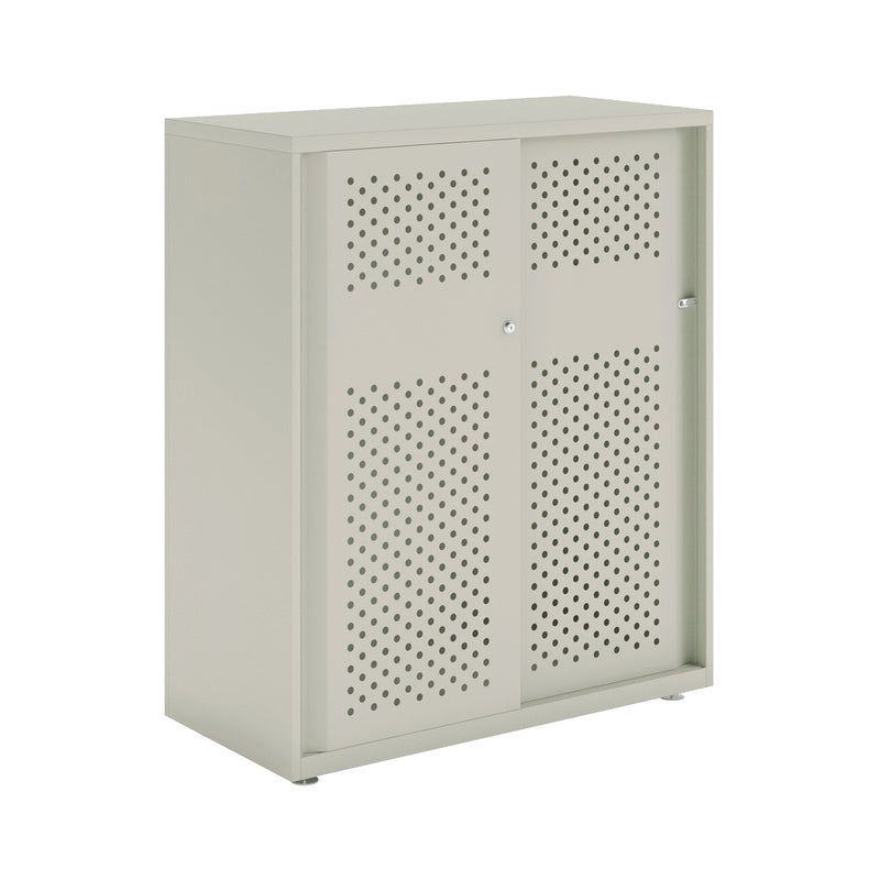 Bisley Glide With Perforated Doors - 1000mm Wide (2 Shelves)