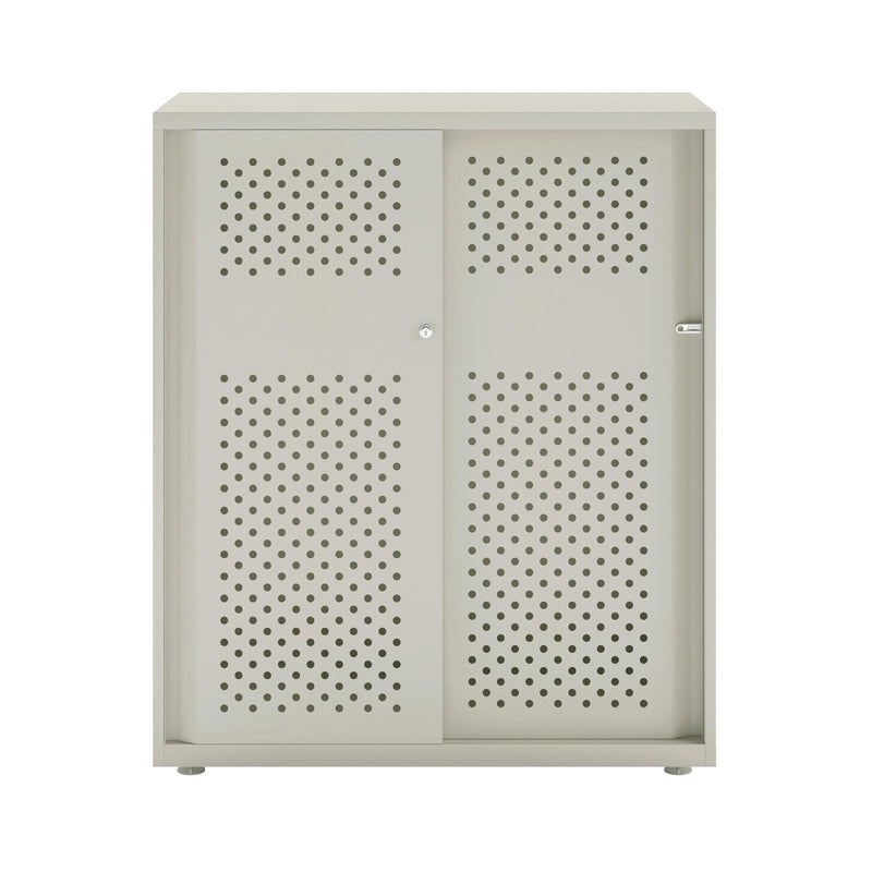 Bisley Glide With Perforated Doors - 1000mm Wide (2 Shelves)