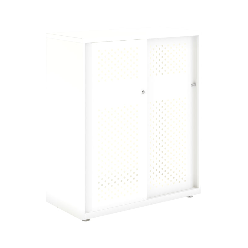 Bisley Glide With Perforated Doors - 1000mm Wide (2 Shelves)