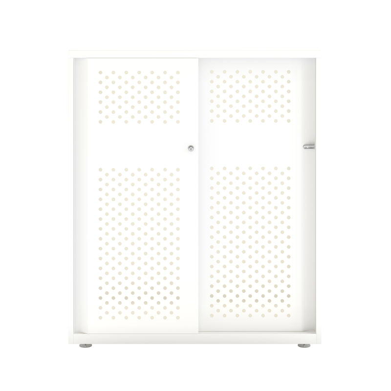 Bisley Glide With Perforated Doors - 1000mm Wide (2 Shelves)