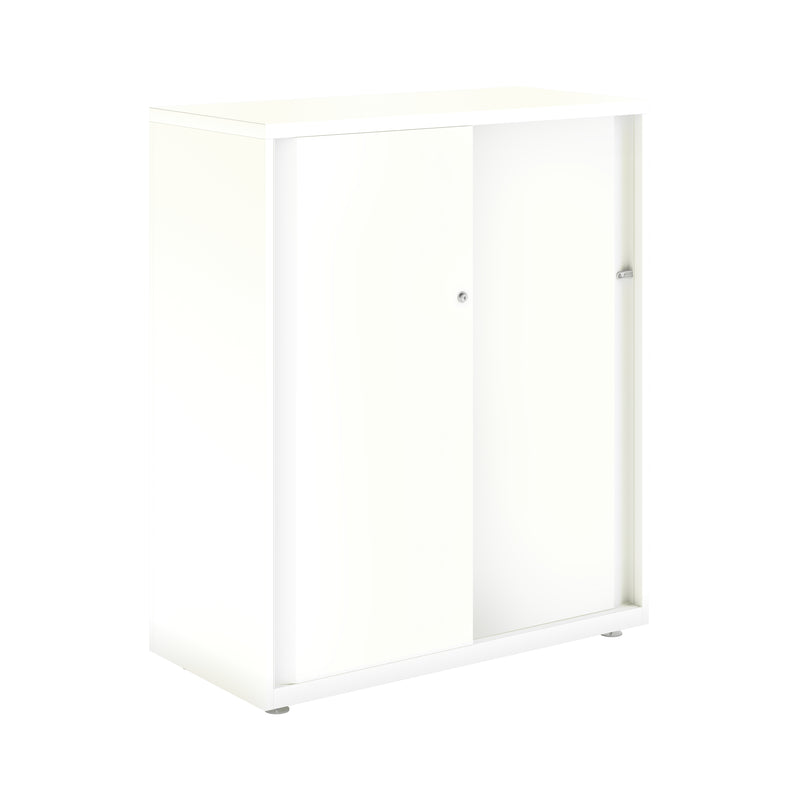 Bisley Glide With Plain Doors - 1000mm Wide (2 Shelves)