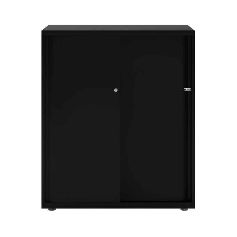 Bisley Glide With Plain Doors - 1000mm Wide (2 Shelves)