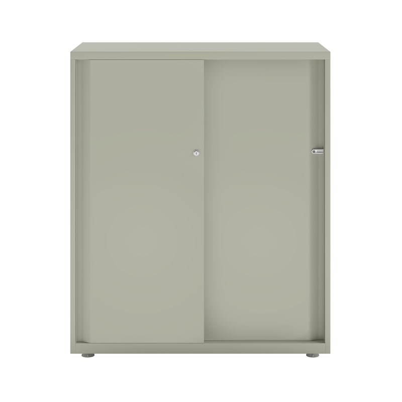 Bisley Glide With Plain Doors - 1000mm Wide (2 Shelves)