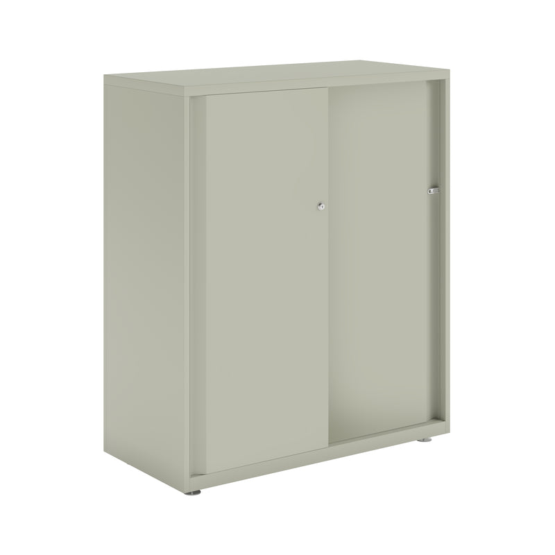 Bisley Glide With Plain Doors - 1000mm Wide (2 Shelves)