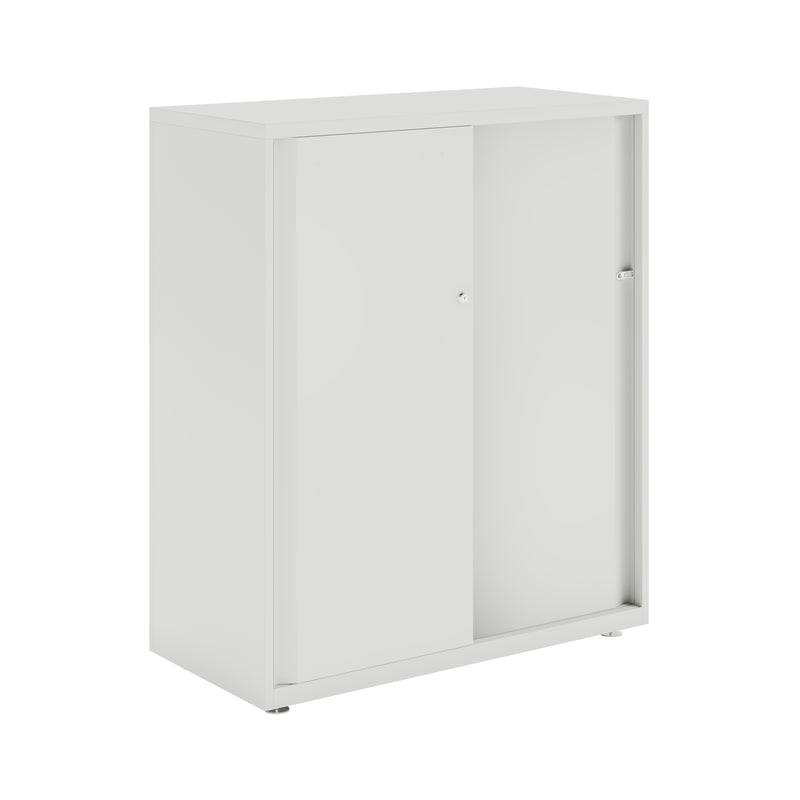 Bisley Glide With Plain Doors - 1000mm Wide (2 Shelves)