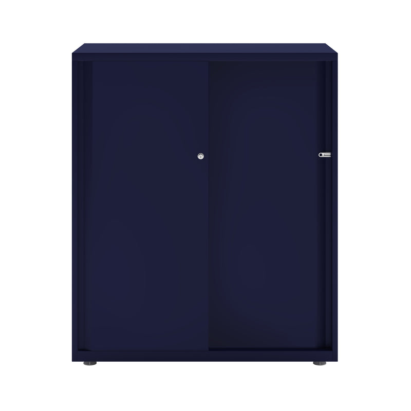 Bisley Glide With Plain Doors - 1000mm Wide (2 Shelves)