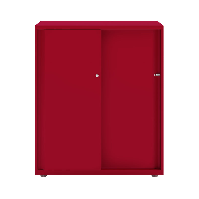 Bisley Glide With Plain Doors - 1000mm Wide (2 Shelves)