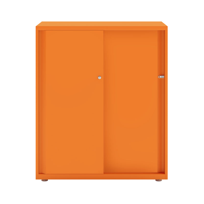 Bisley Glide With Plain Doors - 1000mm Wide (2 Shelves)