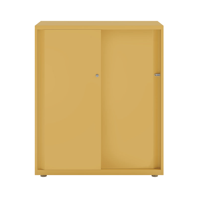 Bisley Glide With Plain Doors - 1000mm Wide (2 Shelves)