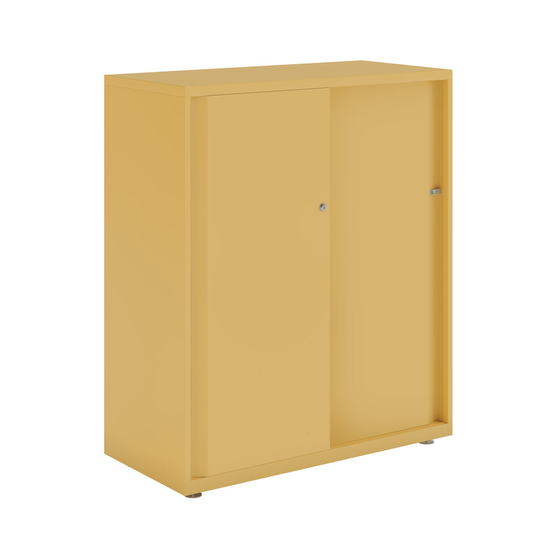 Bisley Glide With Plain Doors - 1000mm Wide (2 Shelves)