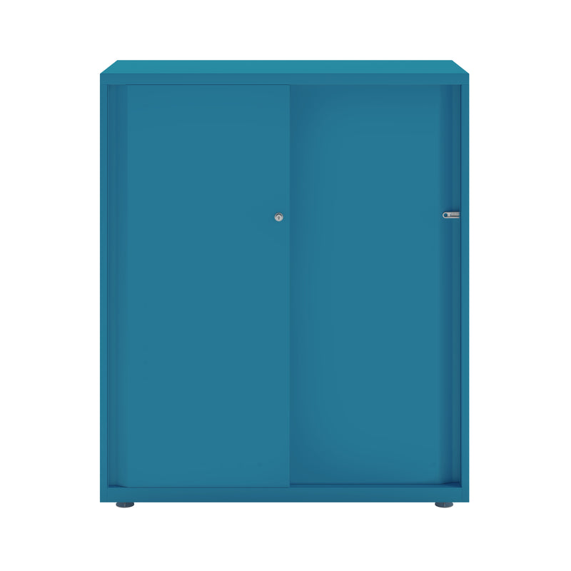 Bisley Glide With Plain Doors - 1000mm Wide (2 Shelves)