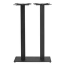 Boston Sleek Black Bar Height Table Base - Large Rect - NWOF