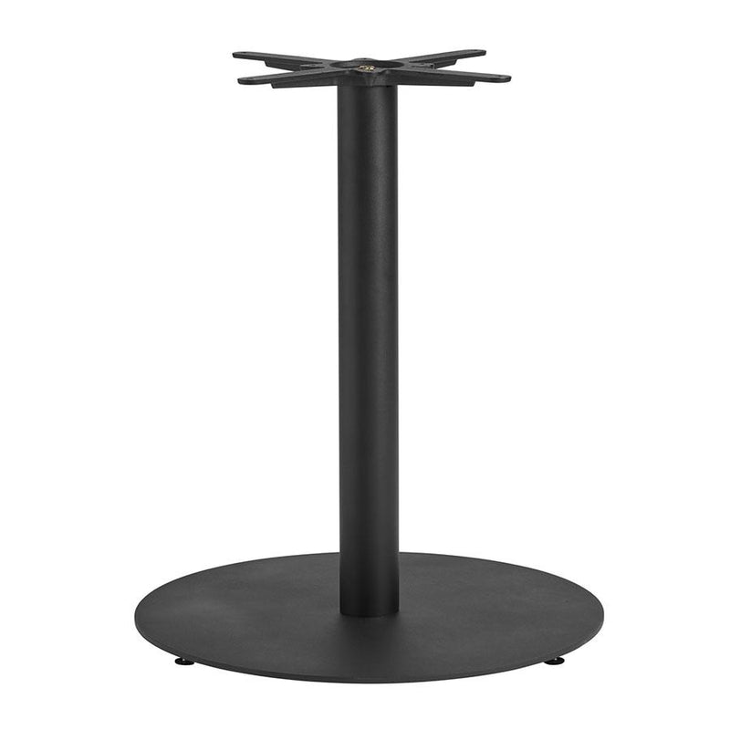 Boston Sleek Black Dining Table Base - Large Round