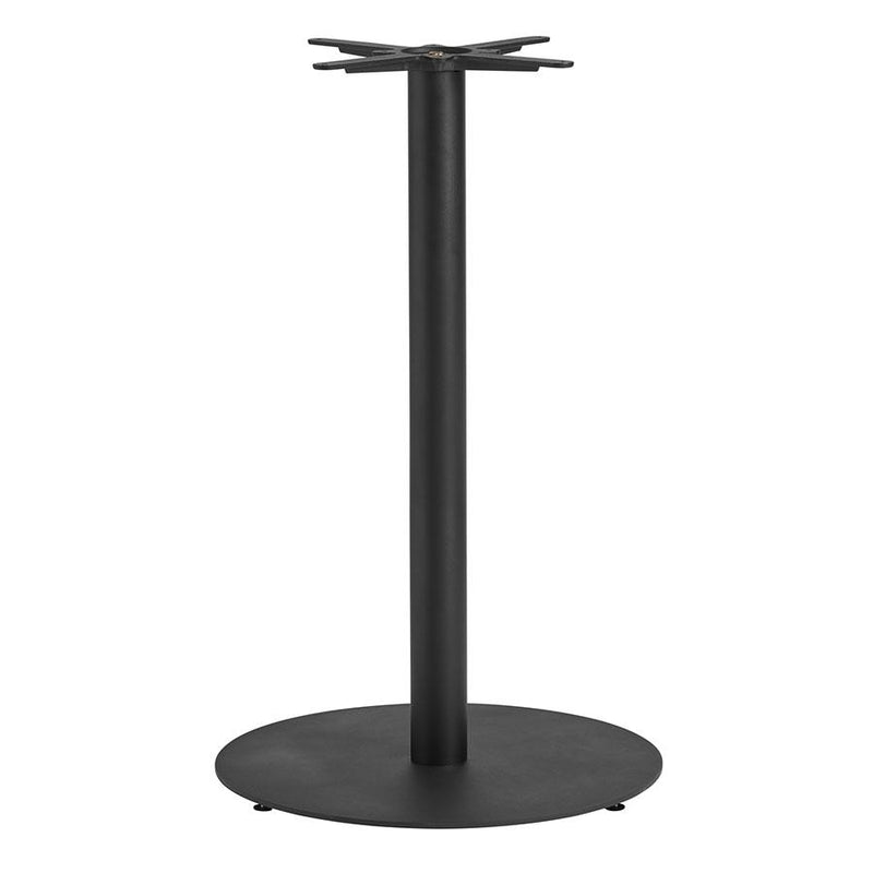 Boston Sleek Black Mid-Height Table Base - Large Round