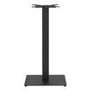 Boston Sleek Black Mid Height Table Base - Large Square - NWOF