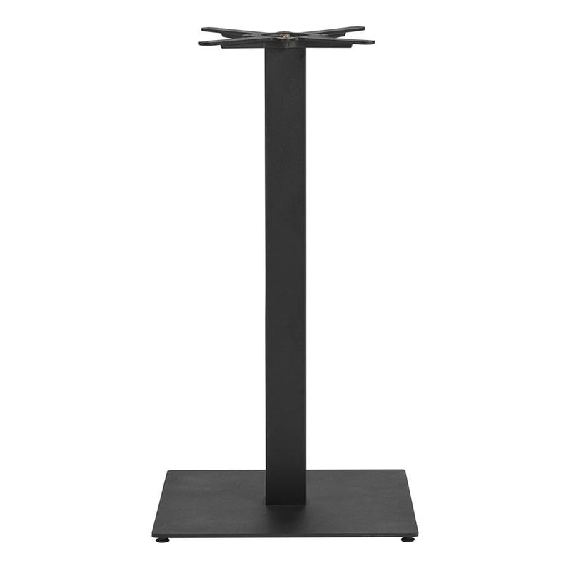 Boston Sleek Black Mid Height Table Base - Large Square - NWOF