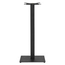 Boston Sleek Black Bar Height Table Base - Large Square - NWOF