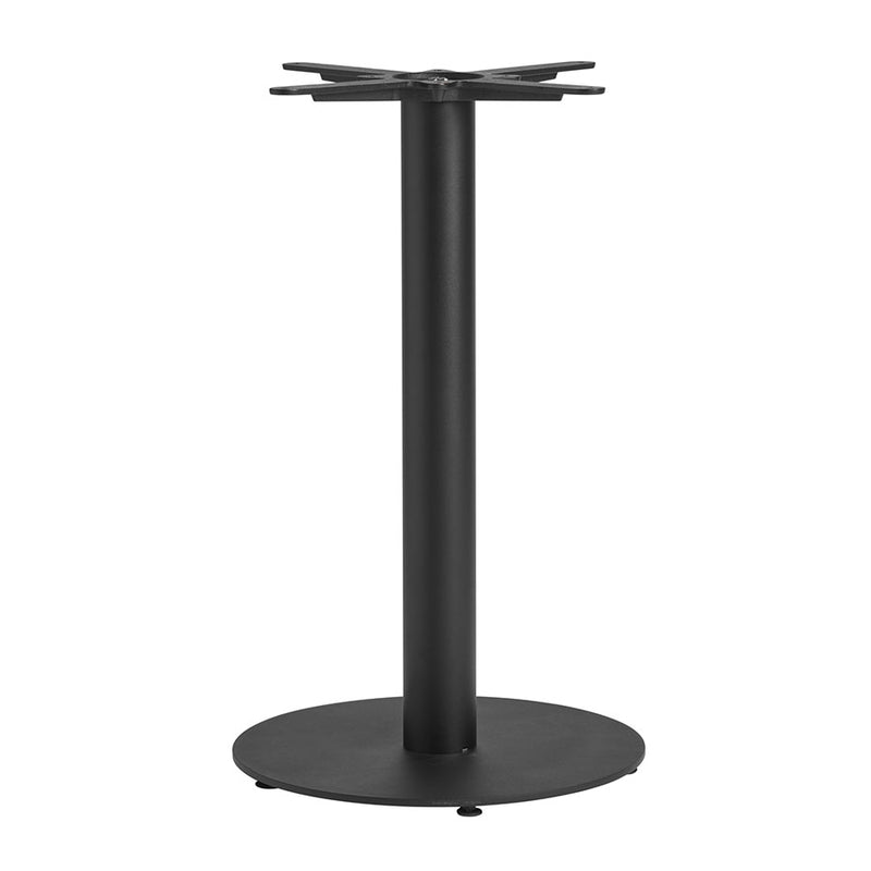 Boston Sleek Black Dining Table Base - Small Round