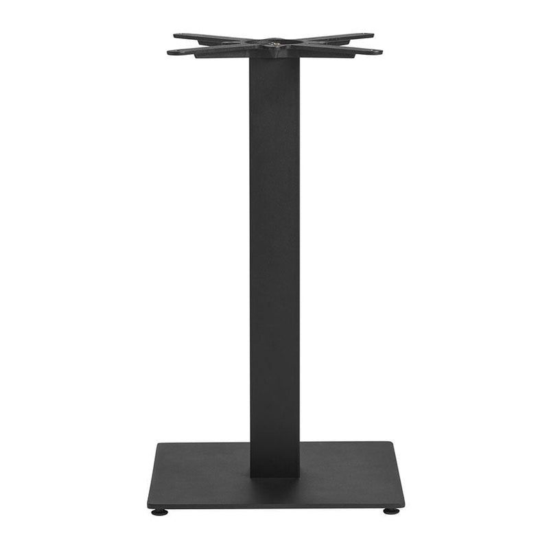 Boston Sleek Black Dining Table Base - Small Square - NWOF