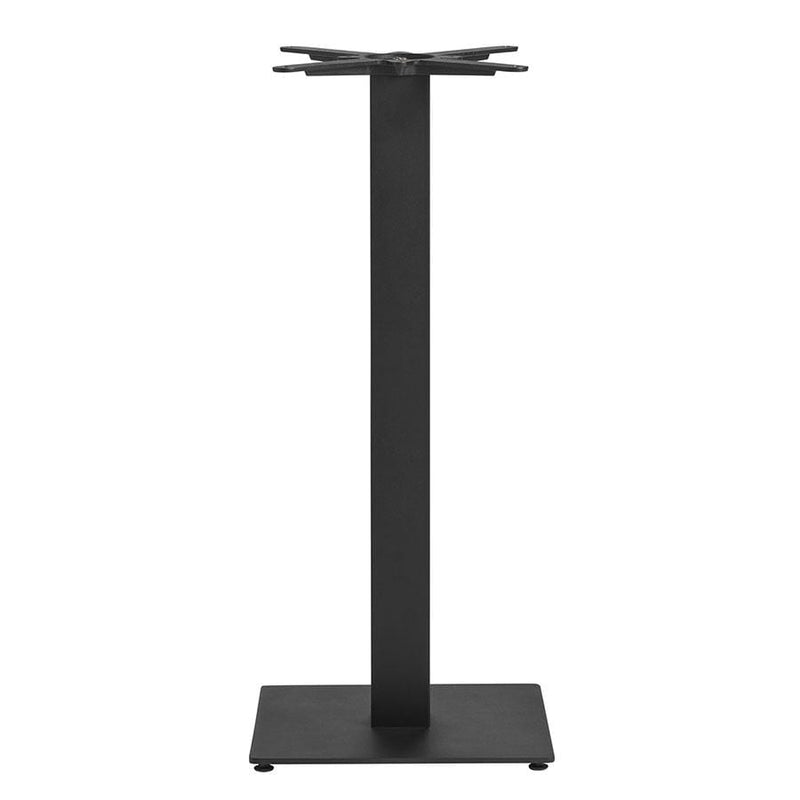 Boston Sleek Black Mid Height Table Base - Small Square - NWOF